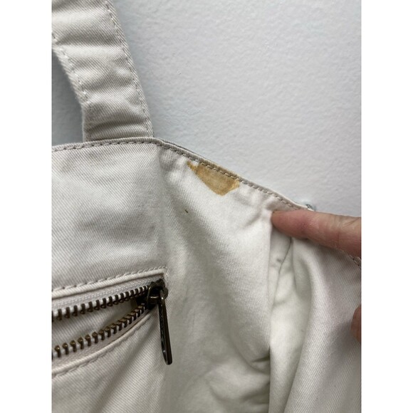 FEED The Children Large Canvas Light Blue Tote Bag - Picture 9 of 16